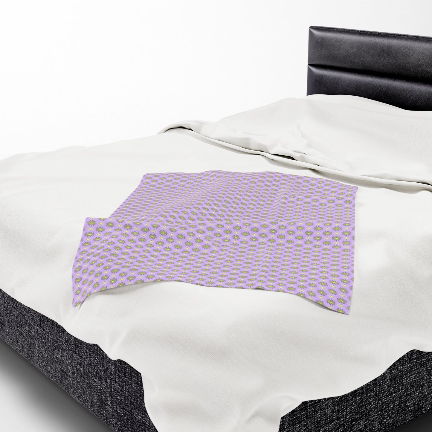 Magenta Star-crossed Bodies Velveteen Plush Blanket, 30" x 40"