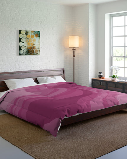 Pinky Mauve Wavey 104" × 88" Comforter