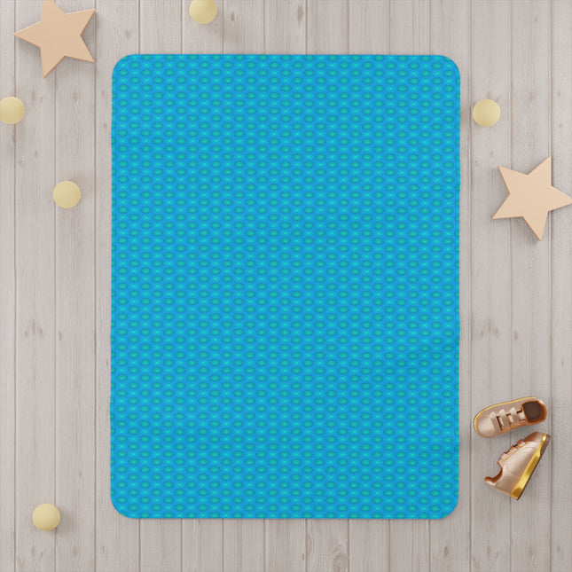 Light Blue Star-crossed Bodies Toddler Blanket, 30" x 40"