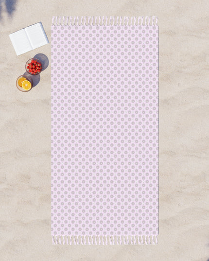 Pink Mornings Star-crossed Bodies Boho Beach Cloth, 38" × 81"