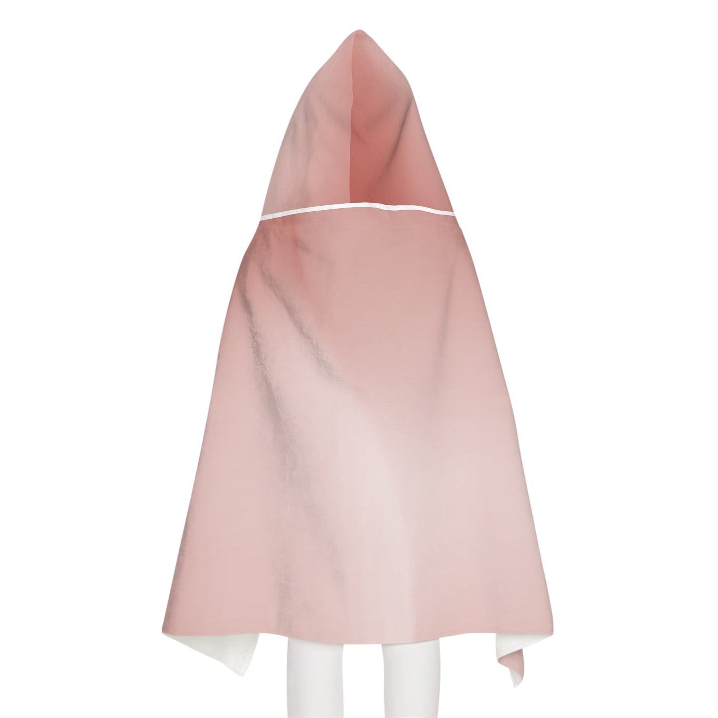 Rose Red Fade Youth Hooded Towel, 24" x 48"