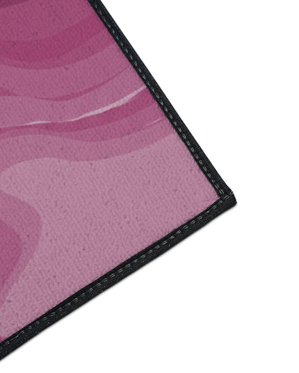 Pinky Mauve Wavey 24" x 36" Heavy Duty Floor Mat