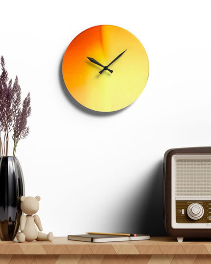 Phoenix Fade Acrylic Wall Clock, Round or Square, 10.75" x 10.75"