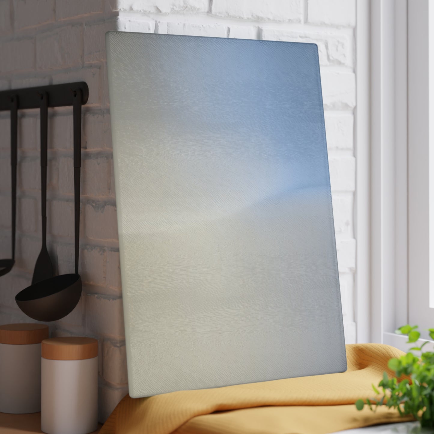 Cobalt Fade 11" x 15" Glass Cutting Board