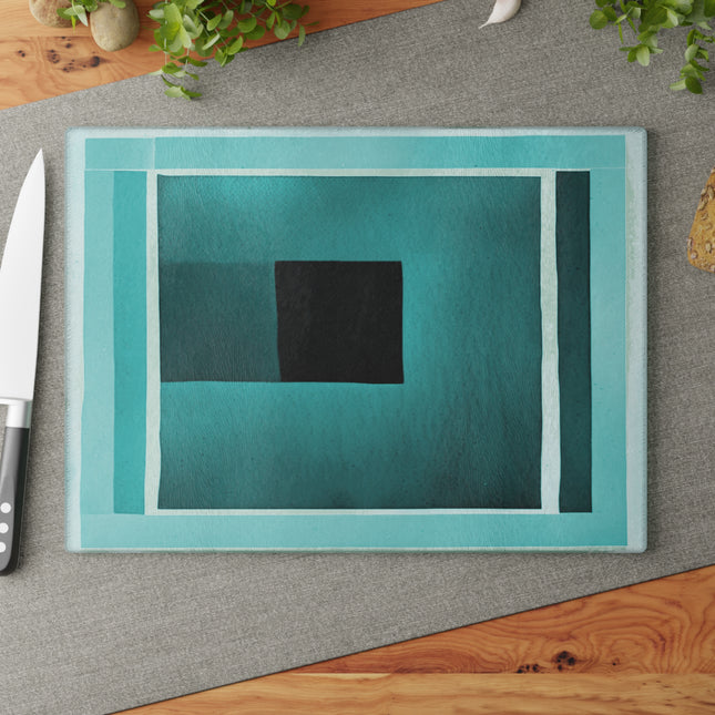 Tif Shadow Glass Cutting Board, 11" x 15"