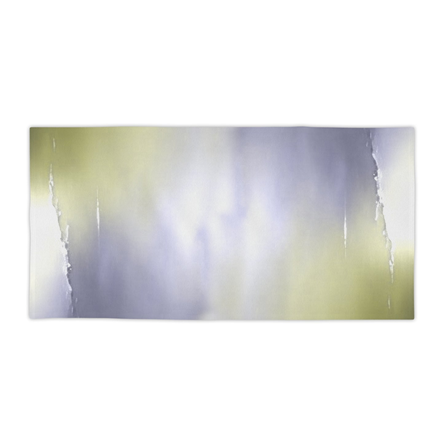 Lavender Sea Golden Fog Beach Towel, 30" x 60"