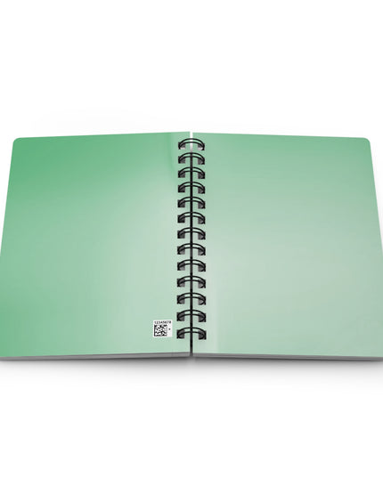 Mint Fade Spiral Bound Journal, 5" x 7" 150 pages
