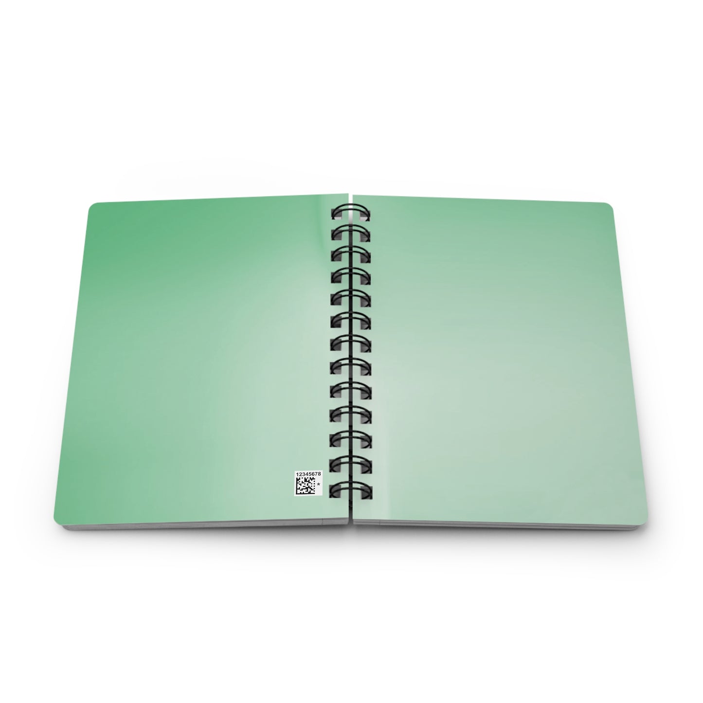 Mint Fade Spiral Bound Journal, 5" x 7" 150 pages
