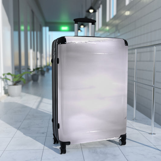 Sephia Sea Dark Fog Large Suitcase with built in lock, 4 double-wheels, telescopic handle, and ABS back hard-shell