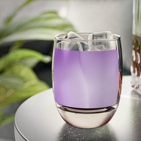 Soft Lavender Fade Whiskey Glass, 6 oz
