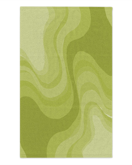 Lemon Wavey Rally Towel, 11" x 18"