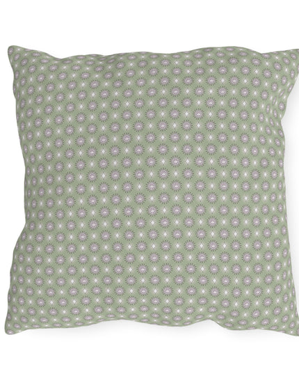 Olive Star-crossed Bodies 18" x 18" Outdoor Pillow