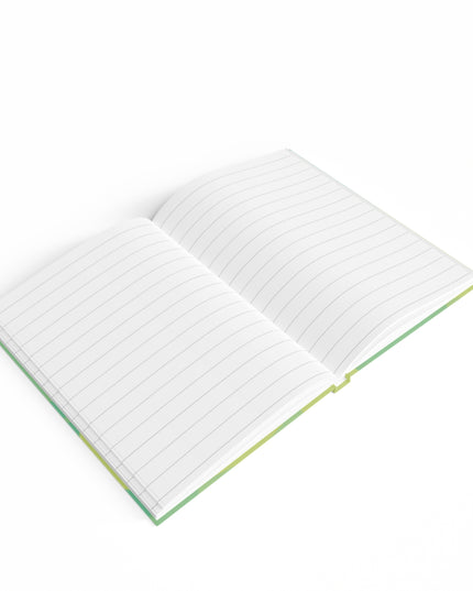 Pastel Green Patches 5" x 7" Journal - 128 Ruled Line pages