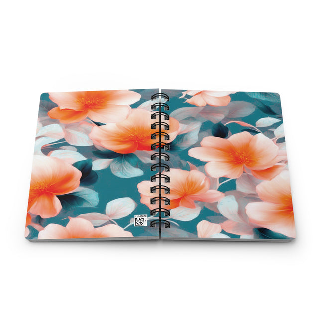 Orange Blossom Floral Bunch Bound Journal, 5" x 7" 150 pages