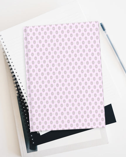 Pink Mornings Star-crossed Bodies Journal - 128 Ruled Line pages - 5" x 7"