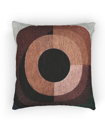 Garnet Eyepiece Woven Pillow, 17" x 18"