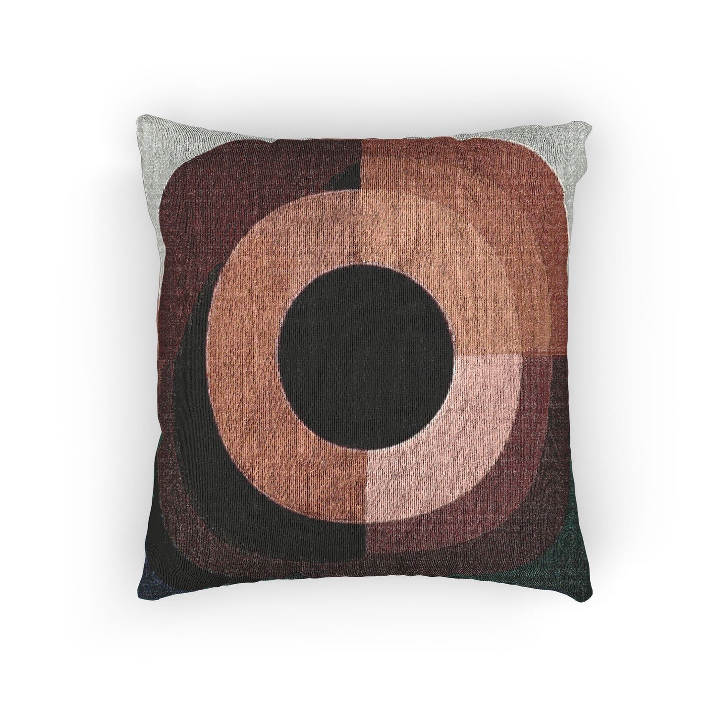 Garnet Eyepiece Woven Pillow, 17" x 18"