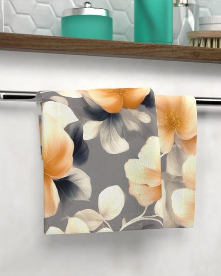 Soft Blossom Floral Bunch Face Towel, 13" x 13"