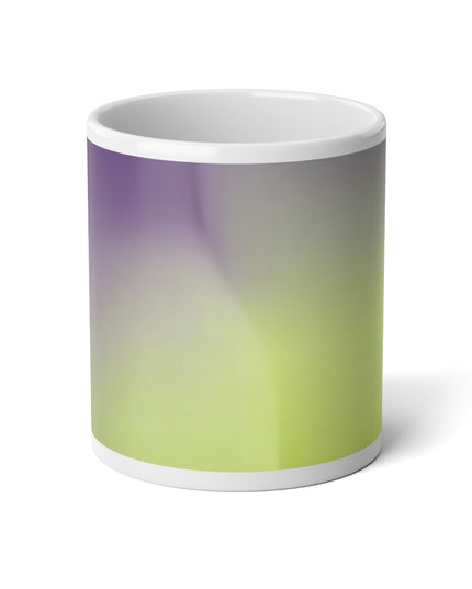 Purple Fade 20 oz White Glossy Jumbo Mug
