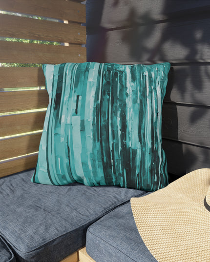 Striped Tif 18" x 18" Outdoor Pillow