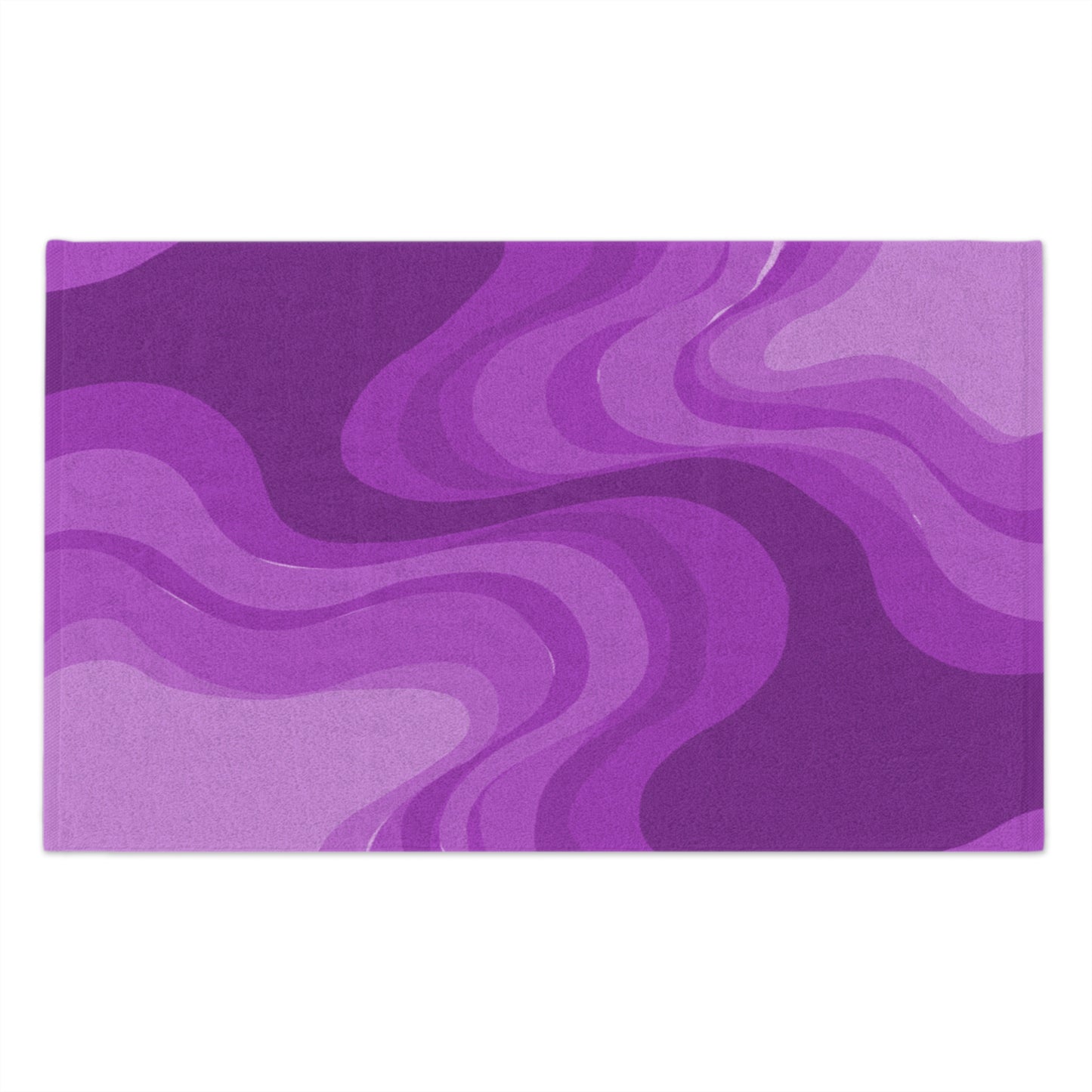 Wavey Purple Wavey Rally Towel, 11" x 18"
