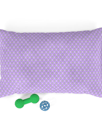 Lavender Star-crossed Bodies Pet Bed, 28" × 18"