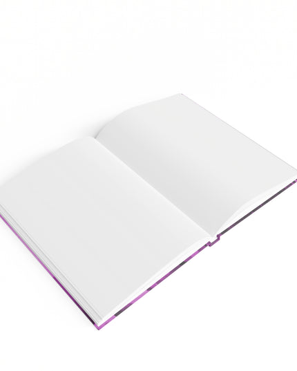 Striped Powder Lavender Pastel 5" x 7" Journal - 128 Blank pages