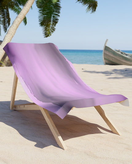 Dark Pink Sea Amethyst Fog Beach Towel, 30" x 60"