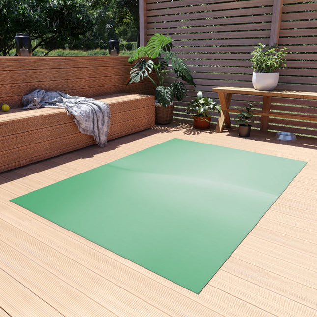 Mint Fade Outdoor Rug, 60" x 84"