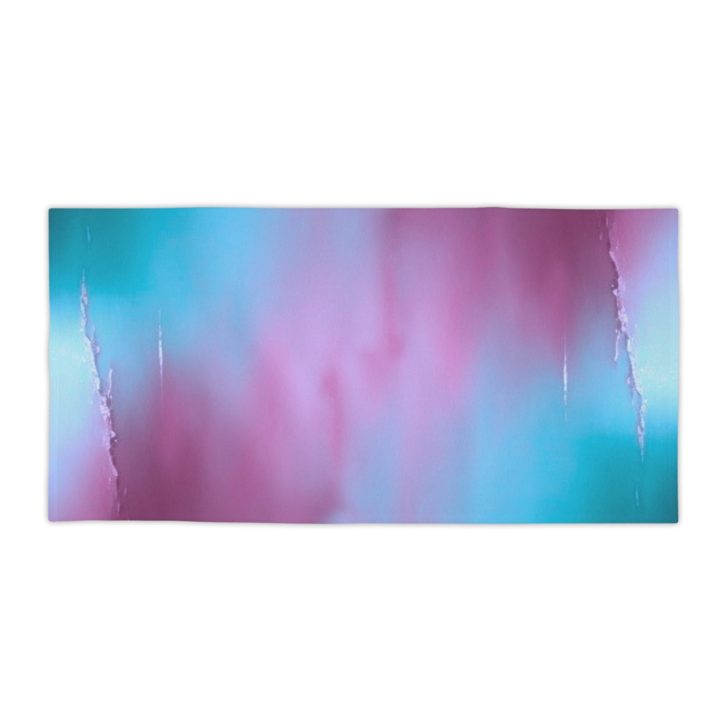 Wine Sea Blue Fog Beach Towel, 30" x 60"