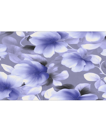 Indigo Blossom Floral Bunch Tea Towels (cotton, poly), 18" x "30