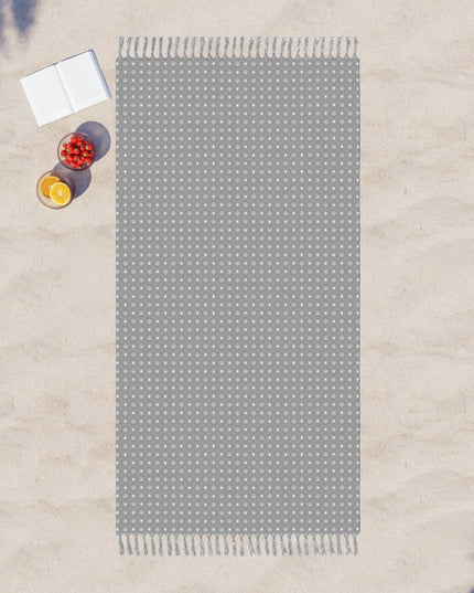 Desaturated Star-crossed Bodies Boho Beach Cloth, 38" × 81"