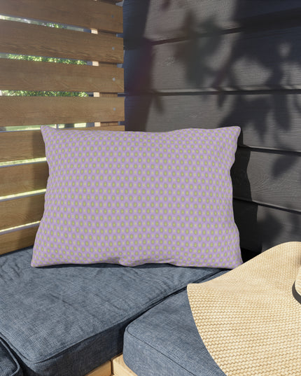 Magenta Star-crossed Bodies Outdoor Pillow, 20" x 14"