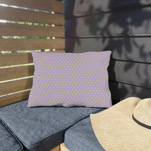 Magenta Star-crossed Bodies Outdoor Pillow, 20" x 14"