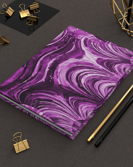 Uzi Spiral Powder Lavender 5.75" x 8" Hardcover Journal Matte with 150 lined pages