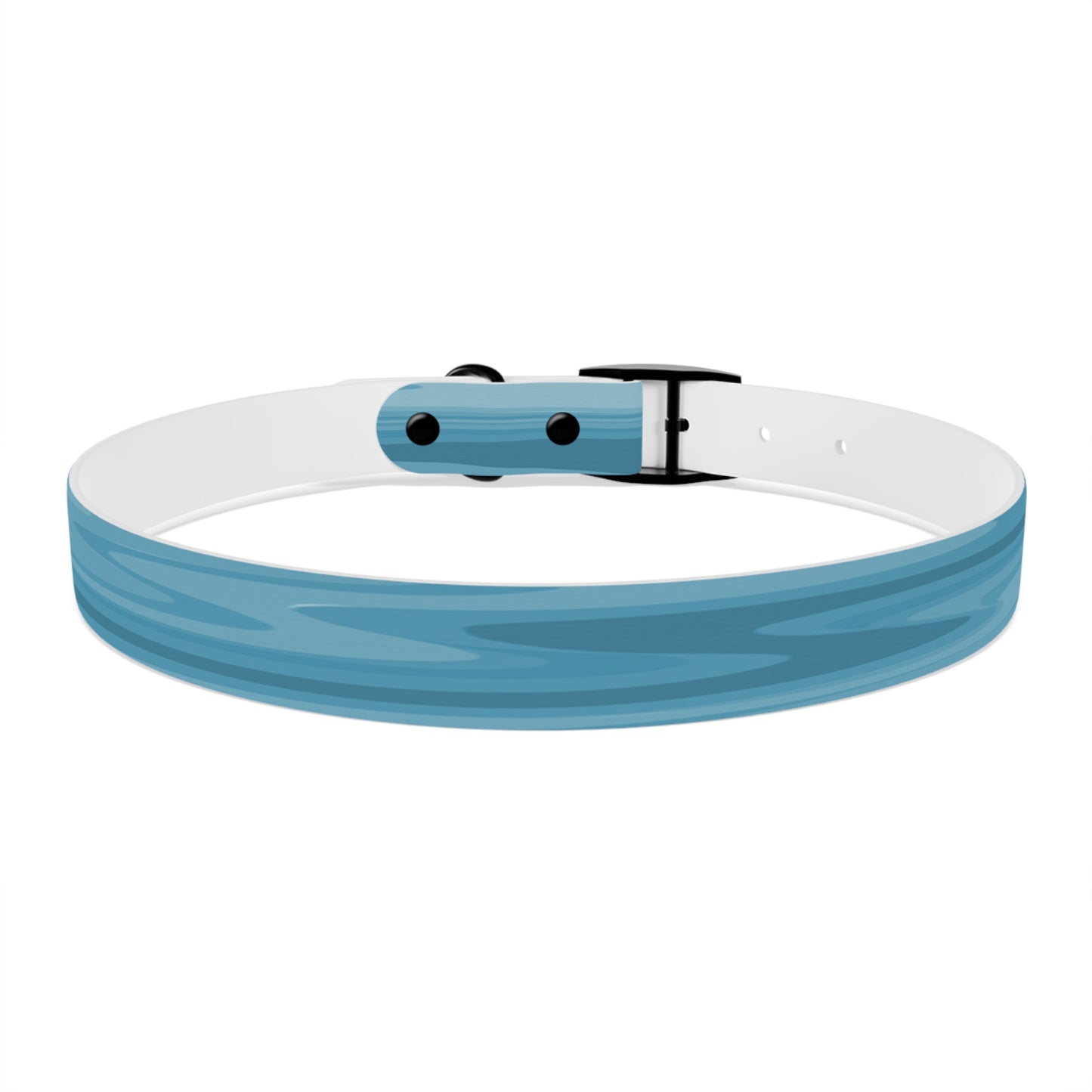 Sky Blue Wavey Extra Large Dog Collar