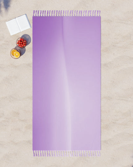 Soft Lavender Fade 38" × 81" Boho Beach Cloth