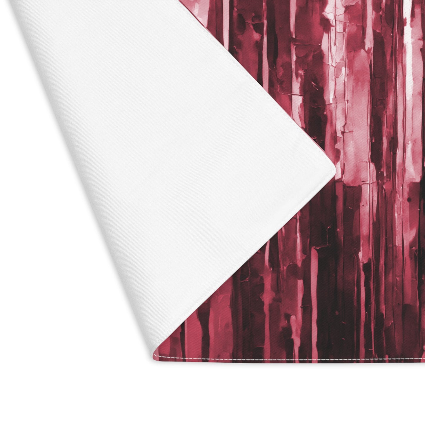 Striped Ruby Placemat, 1 pc