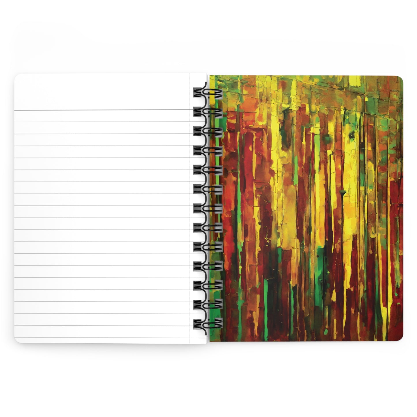 Striped Beta Spiral Bound Journal, 5" x 7" 150 pages