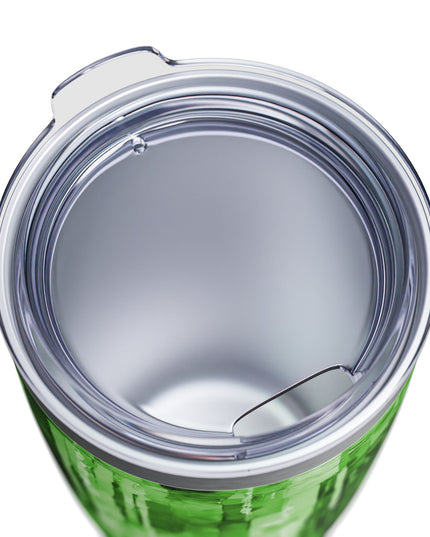 Striped Mint Pastel Ringneck Tumbler, 20oz in white