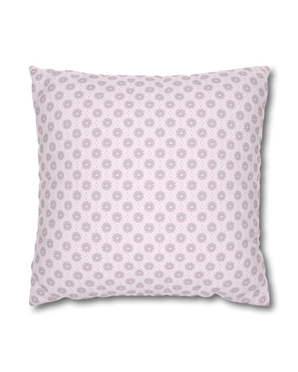 Pink Mornings Star-crossed Bodies Spun Polyester Square Pillowcase, 14" x 14"