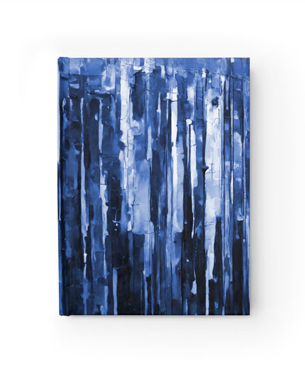 Striped Deep Blue 5" x 7" Journal - 128 Blank pages