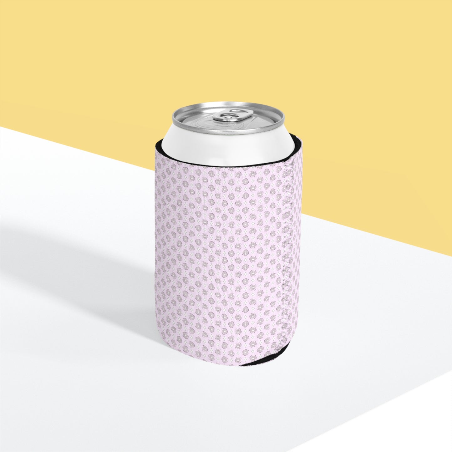 Pink Mornings Star-crossed Bodies 12 oz Can Cooler Sleeve