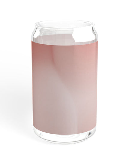 Rose Red Fade Sipper Glass, 16oz