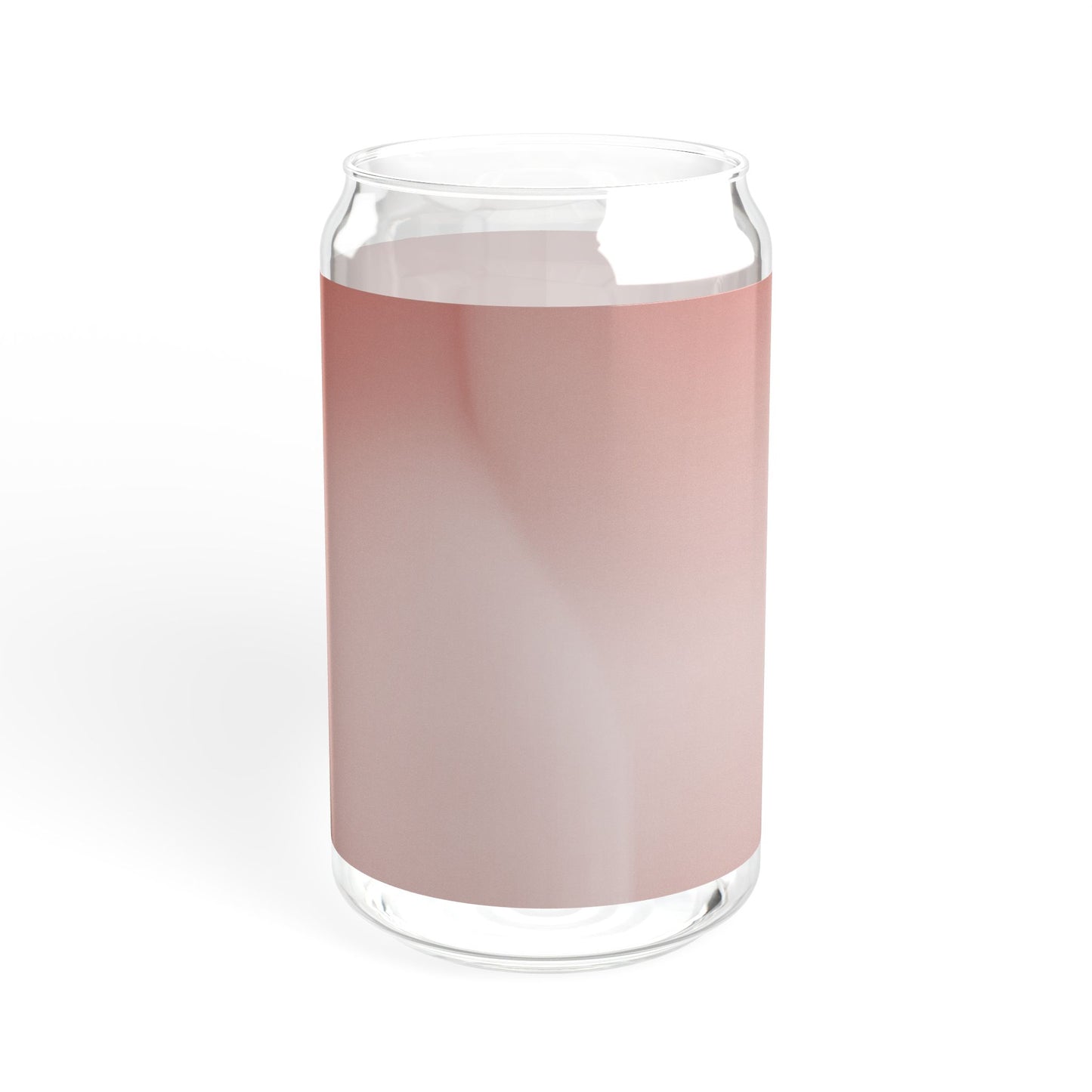 Rose Red Fade Sipper Glass, 16oz