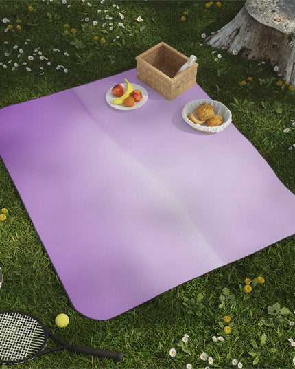 Soft Lavender Fade 61" × 51" Picnic Blanket