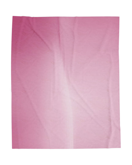 Pink Blush Fade Velveteen Plush Blanket, 50" x 60"