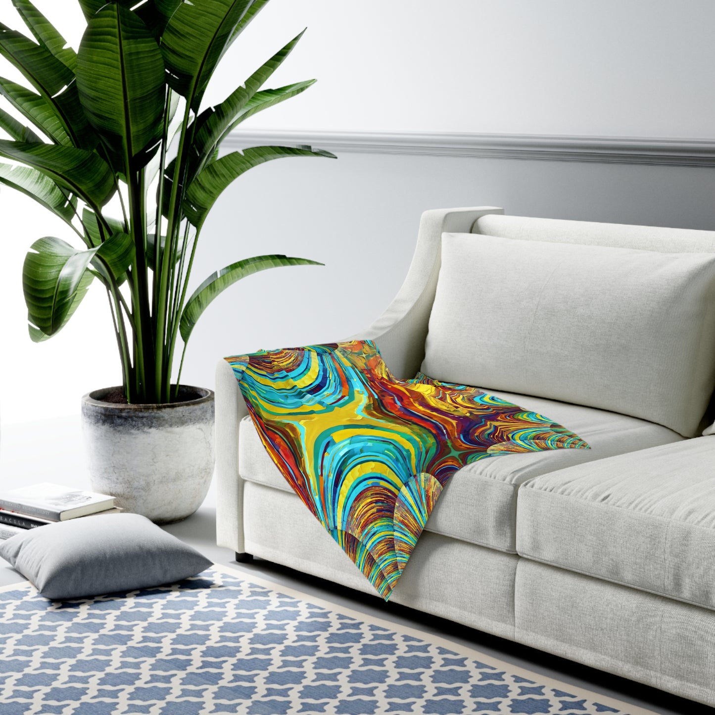 Uzi Spiral Alpha Baby Swaddle 30″×40″ Blanket