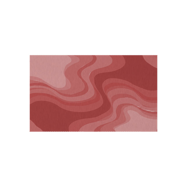 Power Red Wavey 36" x 60" Outdoor Rug
