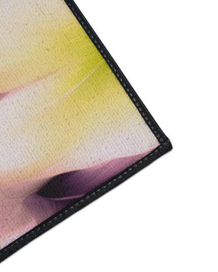 Lemon Blossom Floral Bunch Heavy Duty Floor Mat, 36" x 60"